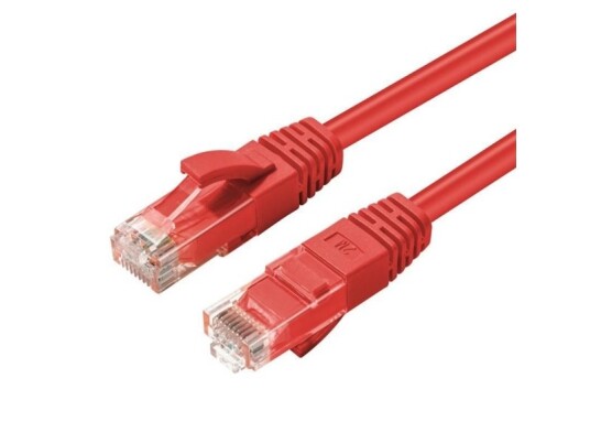 Microconnect Mc-Utp6a003r 0,3 M Cat6a U/Utp Utp Rj-45 Rj-45 Rød