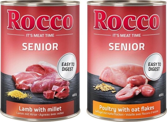 Rocco Våtfôr Senior Blandet Pakke 24 X 400 G