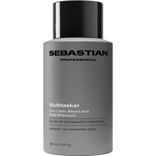 Sebastian Professional 3-i-1 Sjampo for Hår, Skjegg og Kropp med Bergamott Sebastian Professional 3-i-1 Sjampo for Hår, Skjegg og Kropp med Bergamott