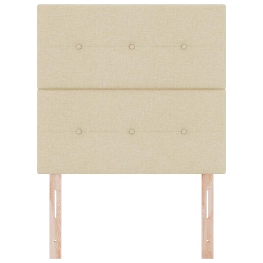 LED Hodegjerde Krem 100 cm Stoff