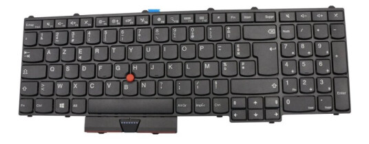 Lenovo - Erstatningstastatur For Bærbar Pc - Med Trackpoint, Ultranav - Fransk - Fru - For Thinkpad P50 20En, 20Eq P70 20Er, 20Es