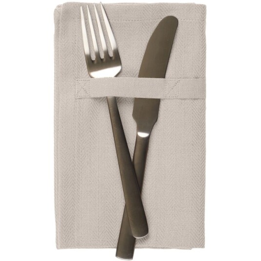 The Organic Company Dinner Servietter 4 pk Stone