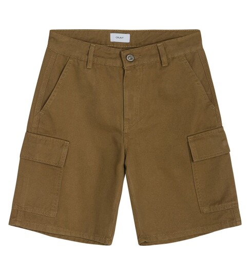 Grunt Shorts - Rees Cargo - Khaki - Grunt - 10 år (140) - Shorts - Brun