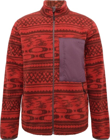 OAKLEY Snowdrift Mountain Fire Sherpa - MNTN PAT FLM RED/DRK UMB - S