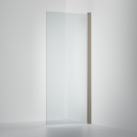INR Iconic Nordic Rooms Dusjdør Linc 19 Original Måltilpasset Stone / Klart Glass