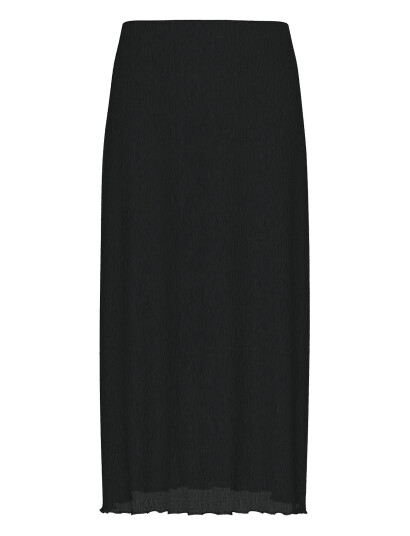 Pieces Pcflora Hw Midi Skirt Jrs Bc - Black - XS