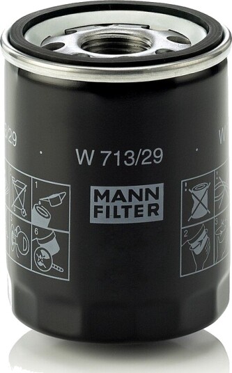 Oljefilter MANN FILTER W 713/29 Oljefilter MANN FILTER W 713/29