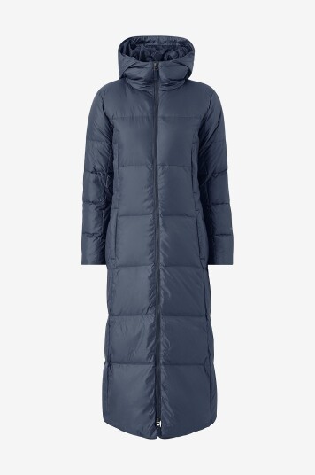 Skhoop Dunkåpe Hella Down Coat Blå Skhoop Dunkåpe Hella Down Coat Blå
