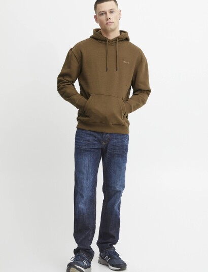Blend Bhdownton Hood Sweatshirt   Khaki green   L