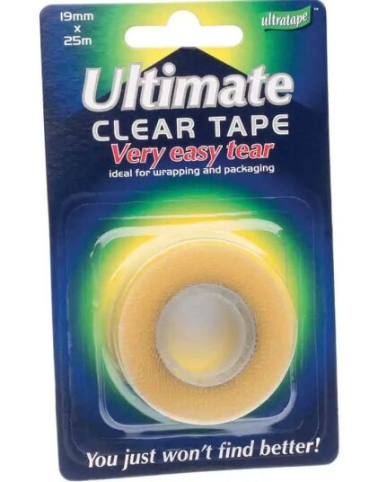 Crosswear Ultimate Clear Tape Easy Tear Ekstra God Festeevne