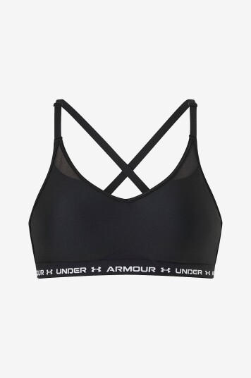 Under Armour Crossback Low Sports Bra med Justerbare Skulderstropper Svart