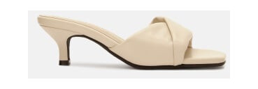 BUBBLEROOM Ana Heeled Sandal Light beige 36