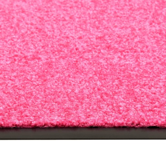 vidaXL Dørmatte vaskbar rosa 60x180 cm vidaXL Dørmatte vaskbar rosa 60x180 cm