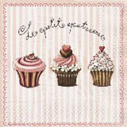 Lunsj serviett tre muffins Lunsj serviett tre muffins