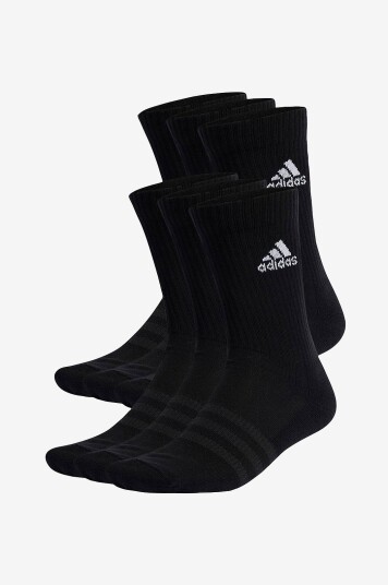 adidas Sport Performance Sokker Cushioned Sportswear Crew Socks 6 pk Svart