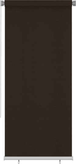 vidaXL Utendørs rullegardin 105 (B) x 230 (H) cm brun HDPE