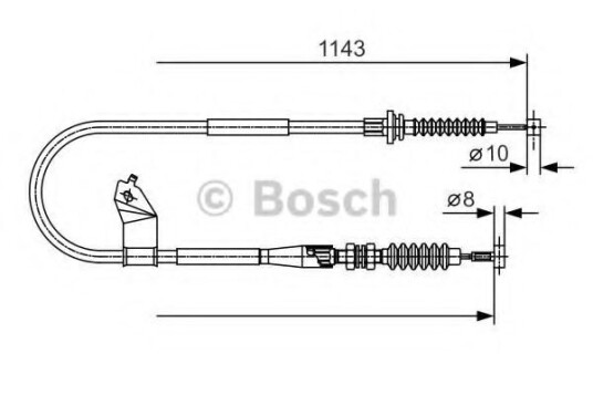 Bremsewire BOSCH 1 987 482 055