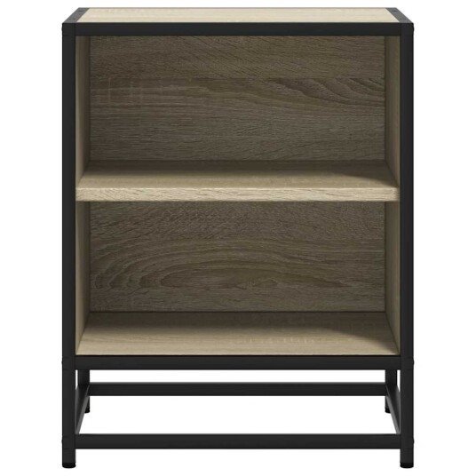 Nattbord sonoma eik 40x31x50 cm konstruert tre og metall 8721102837609
