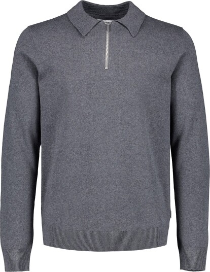 Lindbergh | 100% Recycle Knit Half Zip Polo Collar | S
