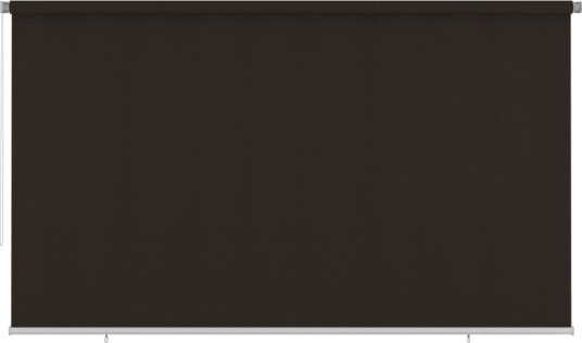 vidaXL Utendørs rullegardin 405 (B) x 230 (H) cm brun HDPE