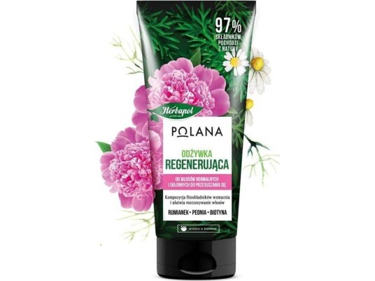 Polana_Regenererende Hårbalsam Kamille + Peon 200Ml