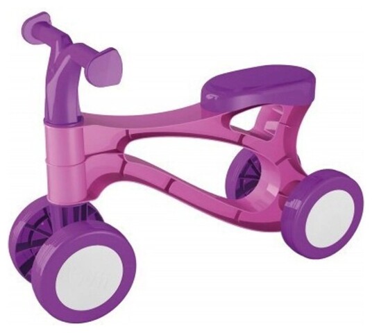 Lena My First Scooter Firehjuls Balansesykkel Rosa Hvit 18+mnd Lena My First Scooter Firehjuls Balansesykkel Rosa Hvit 18+mnd