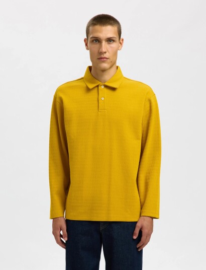 Selected Slhrelaxhenry Ls Polo Yellow M