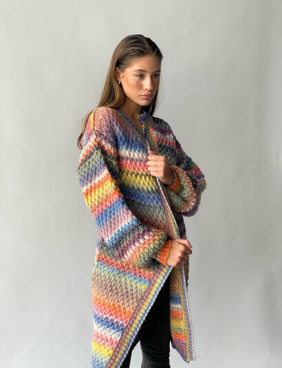 Noella Gio Knit Cardigan - Multi/patterned - XS-S