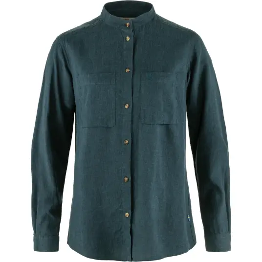 Skjorte til dame Fjellreven Övik Hemp Shirt LS W 570