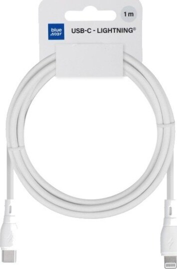 Bluestar Usb-C Lightning Usb-Kabel 1 M Hvit Bluestar Usb-C Lightning Usb-Kabel 1 M Hvit