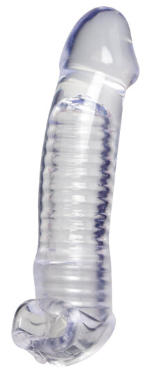 Oxballs: Muscle, Cocksheath with Adjustable Fit, gjennomsiktig Oxballs: Muscle, Cocksheath with Adjustable Fit, gjennomsiktig