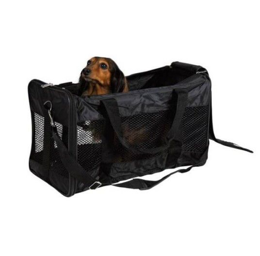 Sort Reisebag Til Katt Og Liten Hund 2 Str