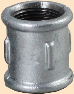 Hydroland Muffe Galvanisert 1" Støpejern