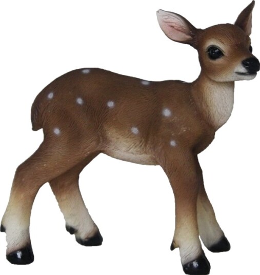 Dekorasjon Esschert “Deer”, 20,8 X 12,9 X 20,8 Cm, Brun