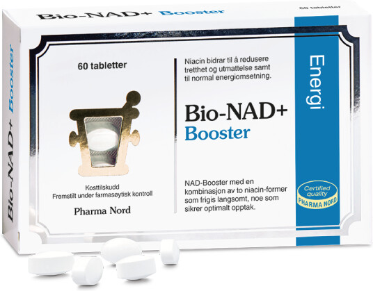 Pharma Nord Bio-NAD+ Booster tabletter, 60 stk. Pharma Nord Bio-NAD+ Booster tabletter, 60 stk.