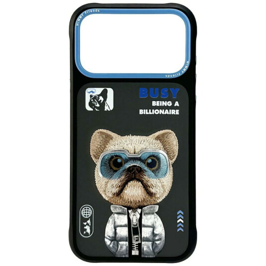 Nimmy CoolCute 2.0 Nag Deksel for iPhone 17 Pro Max   Svart