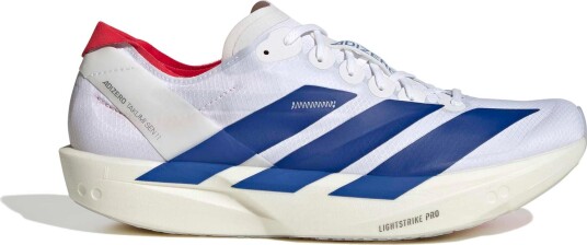 Adidas Men"s Adizero Takumi Sen 11 Cloud White/Team Royal Blue/Pure Ruby 46