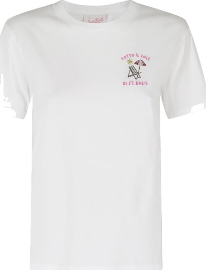 MC2 Saint Barth Dame Topper Hvit S,
