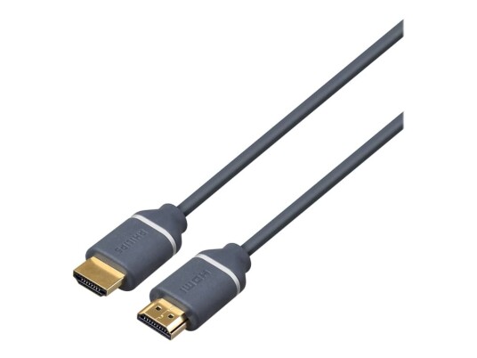 Philips SWV5650G - High Speed - HDMI-kabel med Ethernet - HDMI hann til HDMI hann - 5 m - 4K 60Hz støtte, up to 18 Gbps data transfer rate, Full HD 3 Philips SWV5650G - High Speed - HDMI-kabel med Ethernet - HDMI hann til HDMI hann - 5 m - 4K 60Hz støtte, up to 18 Gbps data transfer rate, Full HD 3
