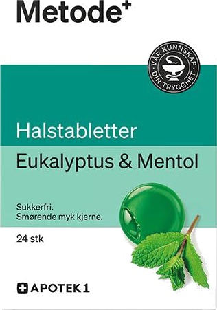 Metode halstabletter eukalyptus og mentol 24 stk