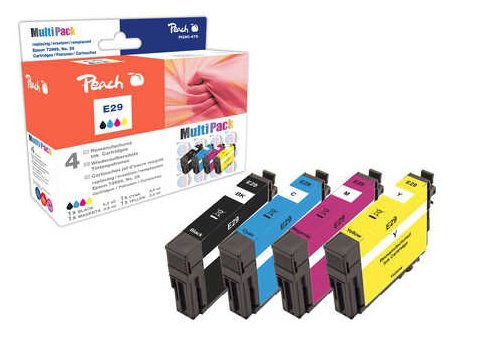 Peach 320117 Sort Cyan Fiolblå Gult 6,2 Ml 11,4 Ml 190 Sider 600 Sider Multipakke