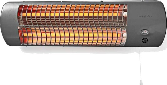 Nedis Baderomsovn med 2 varmeinnstillinger (1200W)