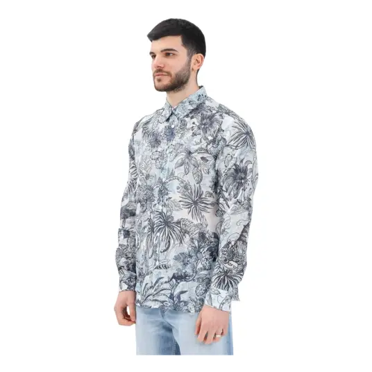 Just Cavalli Herre Skjorter Flerfarget M