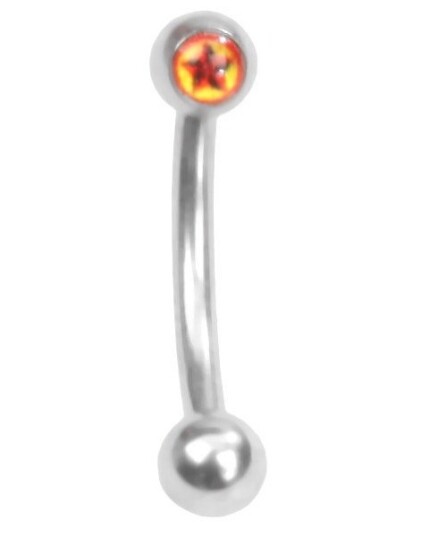 Utgått Justice Star 1.2 x 8 mm Øyenbrynspiercing