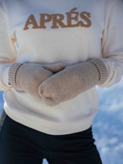 Comprimé Mittens Beige ONE SIZE