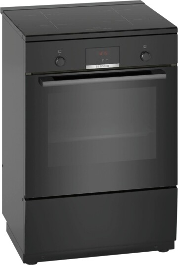 Bosch Serie 4  Induksjonskomfyr med 3D Varmluft Svart HLN39A060U