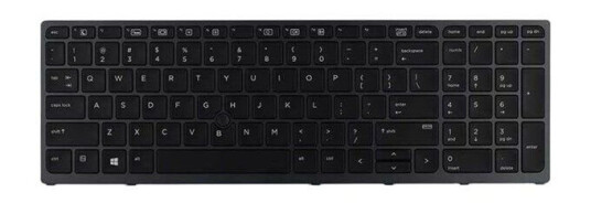 HP Keyboard (DANISH) - Brbart tastatur - til utskifting - Dansk