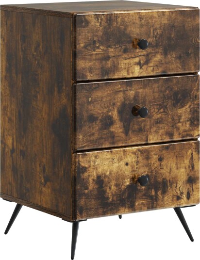  Nattbordskap Røkt Eik 43 x 41 x 66,5 cm Konstruert tre