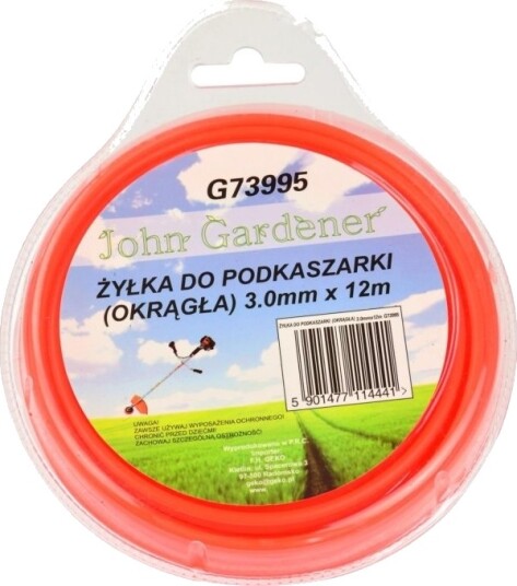 Geko Zylka Til Trimmer Rund 3 Mm X 12 M 80