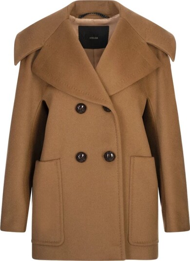 Max Mara Dame Frakker Brun XS,
